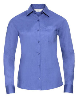 Russell R934F - Womens Easy Care Long Sleeve Poplin Shirt