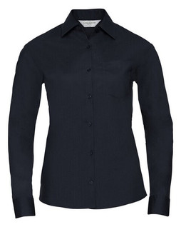 Russell R934F - Womens Easy Care Long Sleeve Poplin Shirt