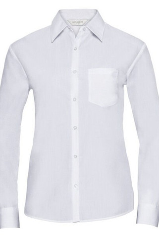 Russell R934F - Womens Easy Care Long Sleeve Poplin Shirt