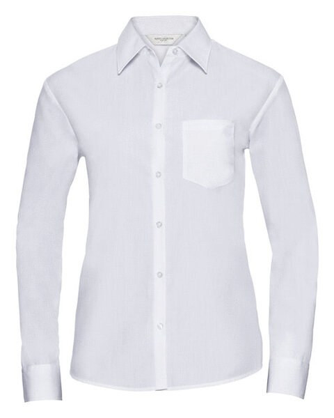 Russell R934F - Women's Easy Care Long Sleeve Poplin Shirt