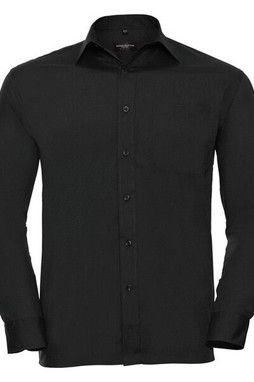 RUSSELL R934M - MENS LONG SLEEVE POLYCOTTON POPLIN SHIRT