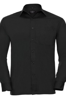 RUSSELL R934M - MENS LONG SLEEVE POLYCOTTON POPLIN SHIRT
