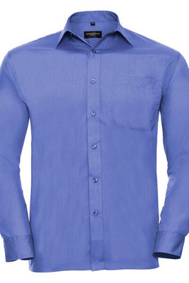RUSSELL R934M - MENS LONG SLEEVE POLYCOTTON POPLIN SHIRT