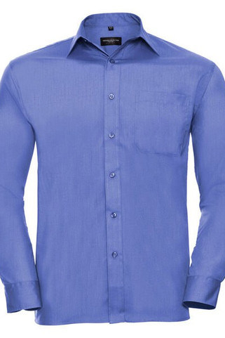 RUSSELL R934M - MENS LONG SLEEVE POLYCOTTON POPLIN SHIRT