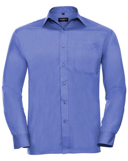 RUSSELL R934M - MENS LONG SLEEVE POLYCOTTON POPLIN SHIRT
