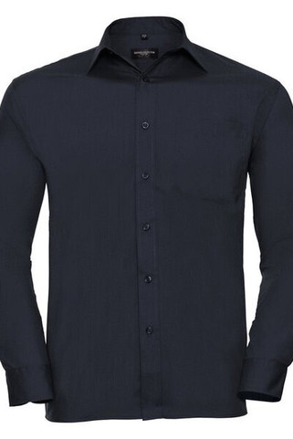 RUSSELL R934M - MENS LONG SLEEVE POLYCOTTON POPLIN SHIRT