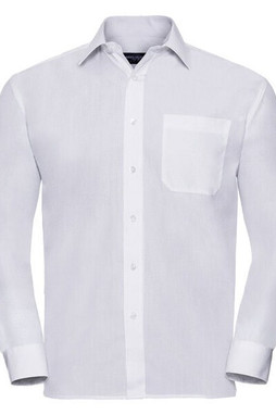 RUSSELL R934M - MENS LONG SLEEVE POLYCOTTON POPLIN SHIRT