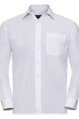 RUSSELL R934M - MENS LONG SLEEVE POLYCOTTON POPLIN SHIRT