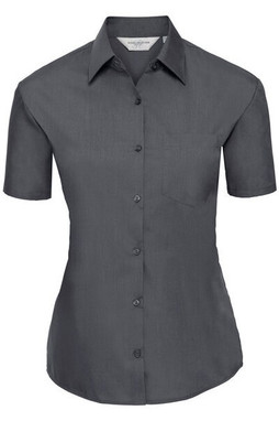 Russell R935F - Womens Easy Care Polycotton Poplin Shirt with Pocket