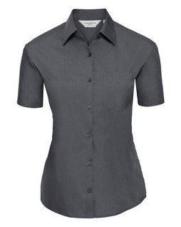 Russell R935F - Womens Easy Care Polycotton Poplin Shirt with Pocket