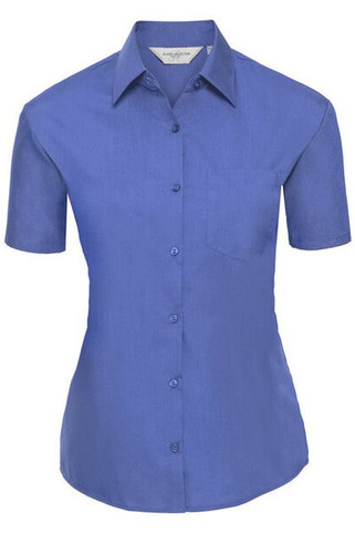 Russell R935F - Womens Easy Care Polycotton Poplin Shirt with Pocket