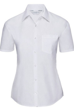 Russell R935F - Womens Easy Care Polycotton Poplin Shirt with Pocket