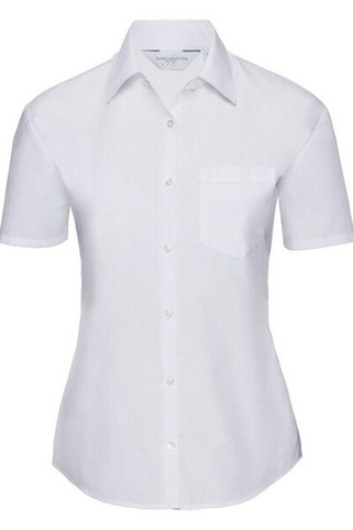 Russell R935F - Womens Easy Care Polycotton Poplin Shirt with Pocket