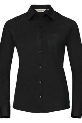Russell R936F - Women's Classic Long Sleeve Cotton Poplin Shirt