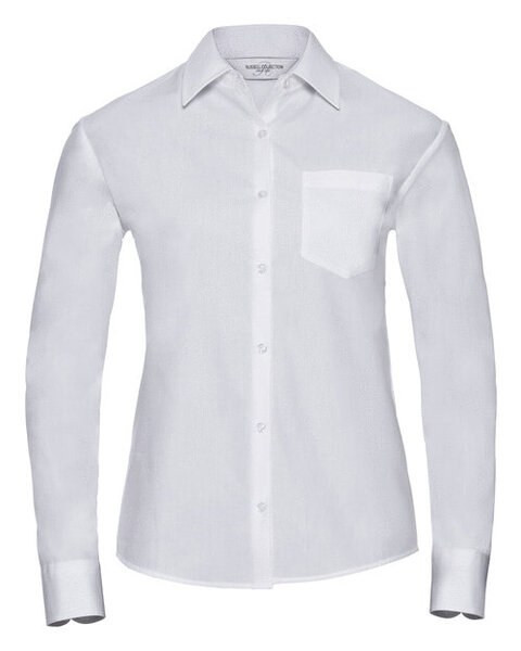 Russell R936F - Women's Classic Long Sleeve Cotton Poplin Shirt