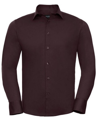 RUSSELL R946M - MENS LONG SLEEVE FITTED STRETCH SHIRT
