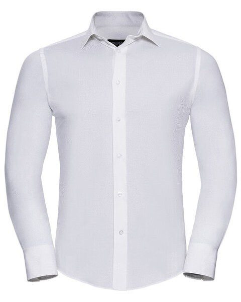 RUSSELL R946M - MENS LONG SLEEVE FITTED STRETCH SHIRT