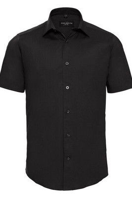 Russell R947M - Men's Fitted Short Sleeve Stretch Cotton Shirt