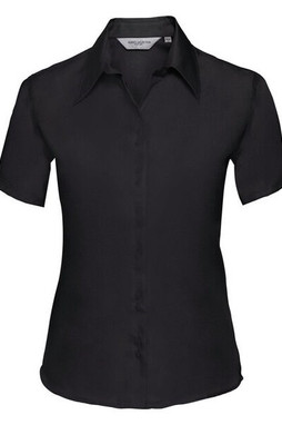RUSSELL R957F - LADIES SHORT SLEEVE ULTIMATE NON IRON SHIRT