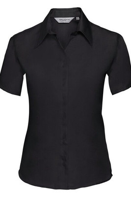 RUSSELL R957F - LADIES SHORT SLEEVE ULTIMATE NON IRON SHIRT