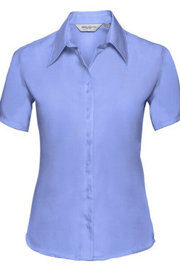 RUSSELL R957F - LADIES SHORT SLEEVE ULTIMATE NON IRON SHIRT