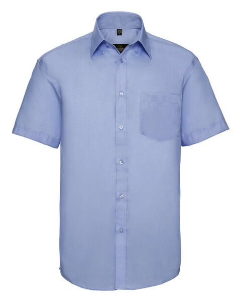 Russell R957M - Men's Ultimate Non-Iron Short Sleeve Cotton Shirt