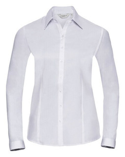 Russell R962F - Elegant Ladies Long Sleeve Herringbone Shirt