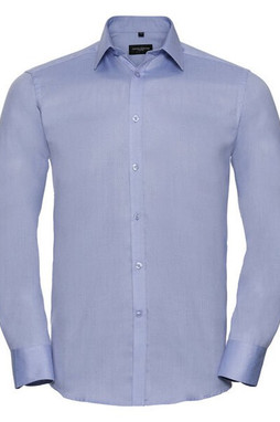 Russell R962M - Mens Long Sleeve Herringbone Dress Shirt