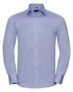 Russell R962M - Mens Long Sleeve Herringbone Dress Shirt
