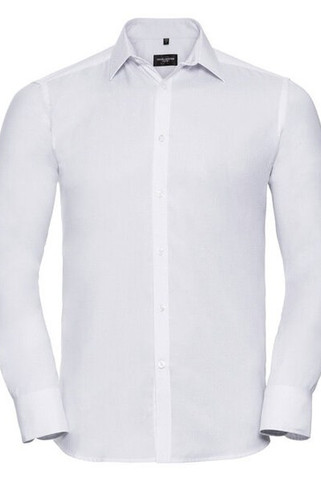 Russell R962M - Mens Long Sleeve Herringbone Dress Shirt