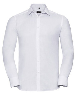 Russell R962M - Mens Long Sleeve Herringbone Dress Shirt