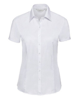 RUSSELL R963F - LADIES SHORT SLEEVE HERRINGBONE SHIRT