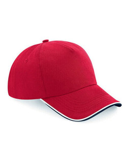 Beechfield B25C - Premium Cotton Twill 5 Panel Cap with Piped Peak