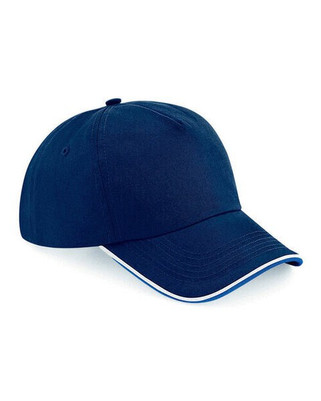 Beechfield B25C - Premium Cotton Twill 5 Panel Cap with Piped Peak