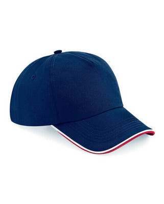 Beechfield B25C - Premium Cotton Twill 5 Panel Cap with Piped Peak