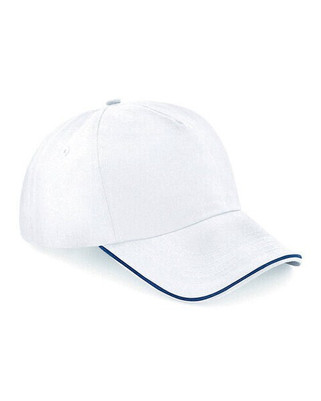Beechfield B25C - Premium Cotton Twill 5 Panel Cap with Piped Peak