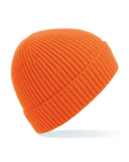 Beechfield B380 - Ultra Comfort Ribbed Knit Beanie with TearAway Label