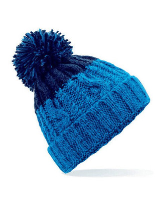 Beechfield B437 - Luxury Thermal Pom Pom Cable Knit Beanie