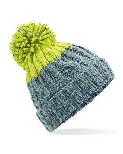 Beechfield B437 - Luxury Thermal Pom Pom Cable Knit Beanie