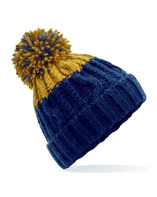 Beechfield B437 - Luxury Thermal Pom Pom Cable Knit Beanie