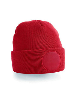 Beechfield B446 - Soft-Touch Acrylic Beanie with Customizable Patch