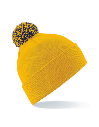 Beechfield B450 - Stylowa Czapka Snowstar z Pomponem Beechfield