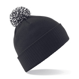 Beechfield B450 - Vinterstjerne Pompom Beanie til Kvinder