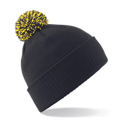 Beechfield B450 - Vinterstjerne Pompom Beanie til Kvinder