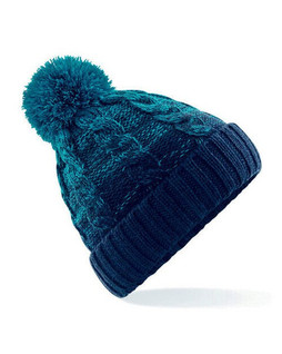 Beechfield B459 - Heavyweight Soft-Touch Acrylic Pom Pom Beanie