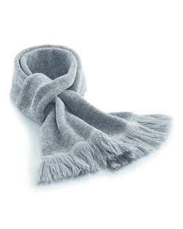 Beechfield B470 - Luxurious Double Layer Knitted Scarf with Tassels
