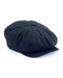 Beechfield B624 - Vintage Herringbone Quilted Newsboy Cap