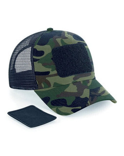 Beechfield B641 - Retro Style Snapback Trucker with Custom Patch
