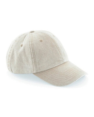 Beechfield B655 - Vintage Low Profile Cotton Cap with Brass Buckle