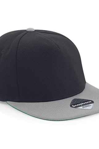 Beechfield B660 - Retro Style Flat Peak Snapback Cap